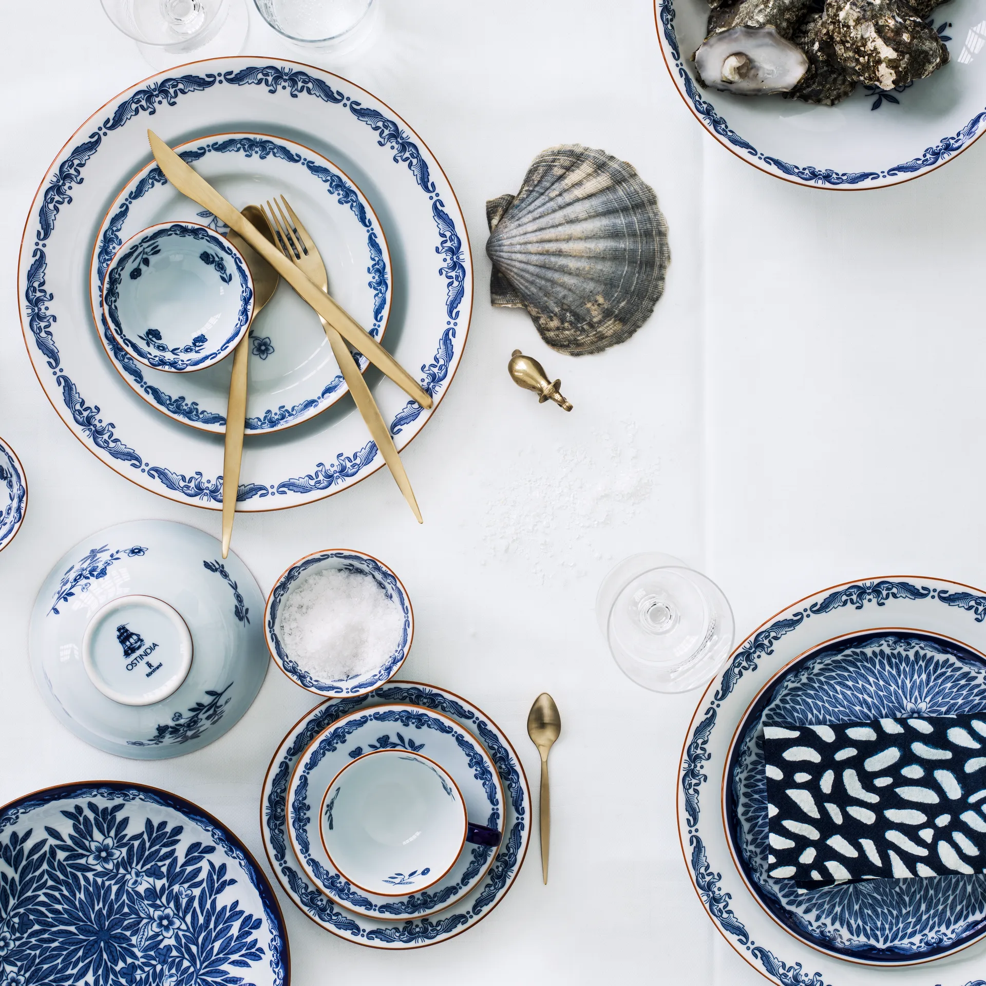 Talerz Ostindia, 21 cm Rörstrand