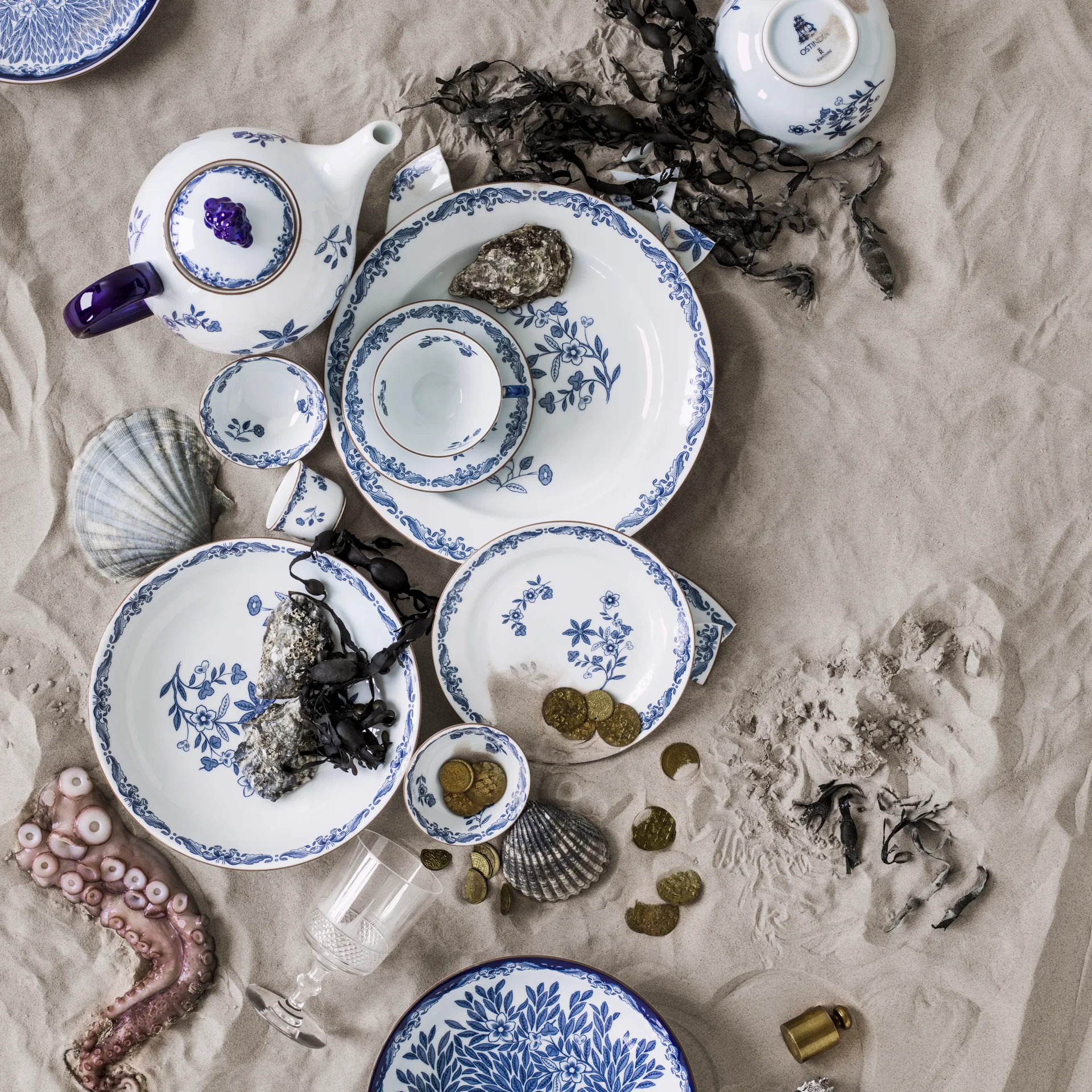 Talerz Ostindia, 21 cm Rörstrand