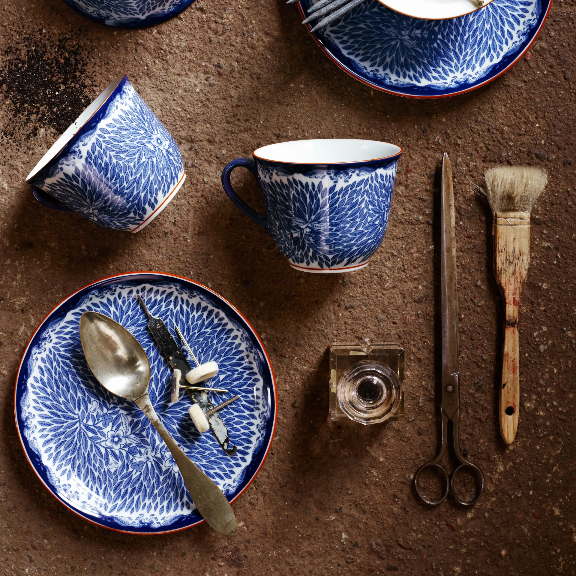 Talerz Ostindia Floris , 20 cm Rörstrand