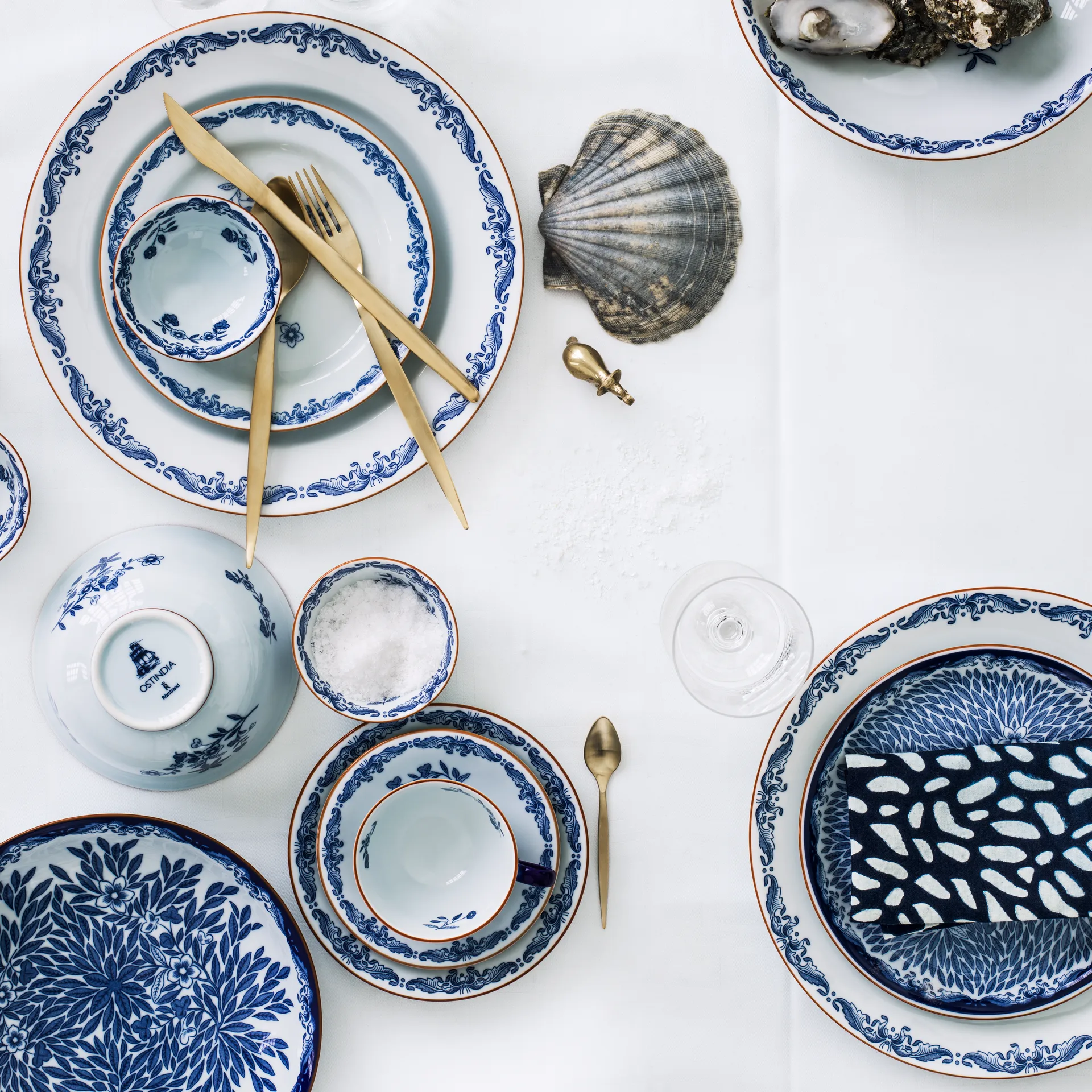 Talerz Ostindia Floris , 20 cm Rörstrand