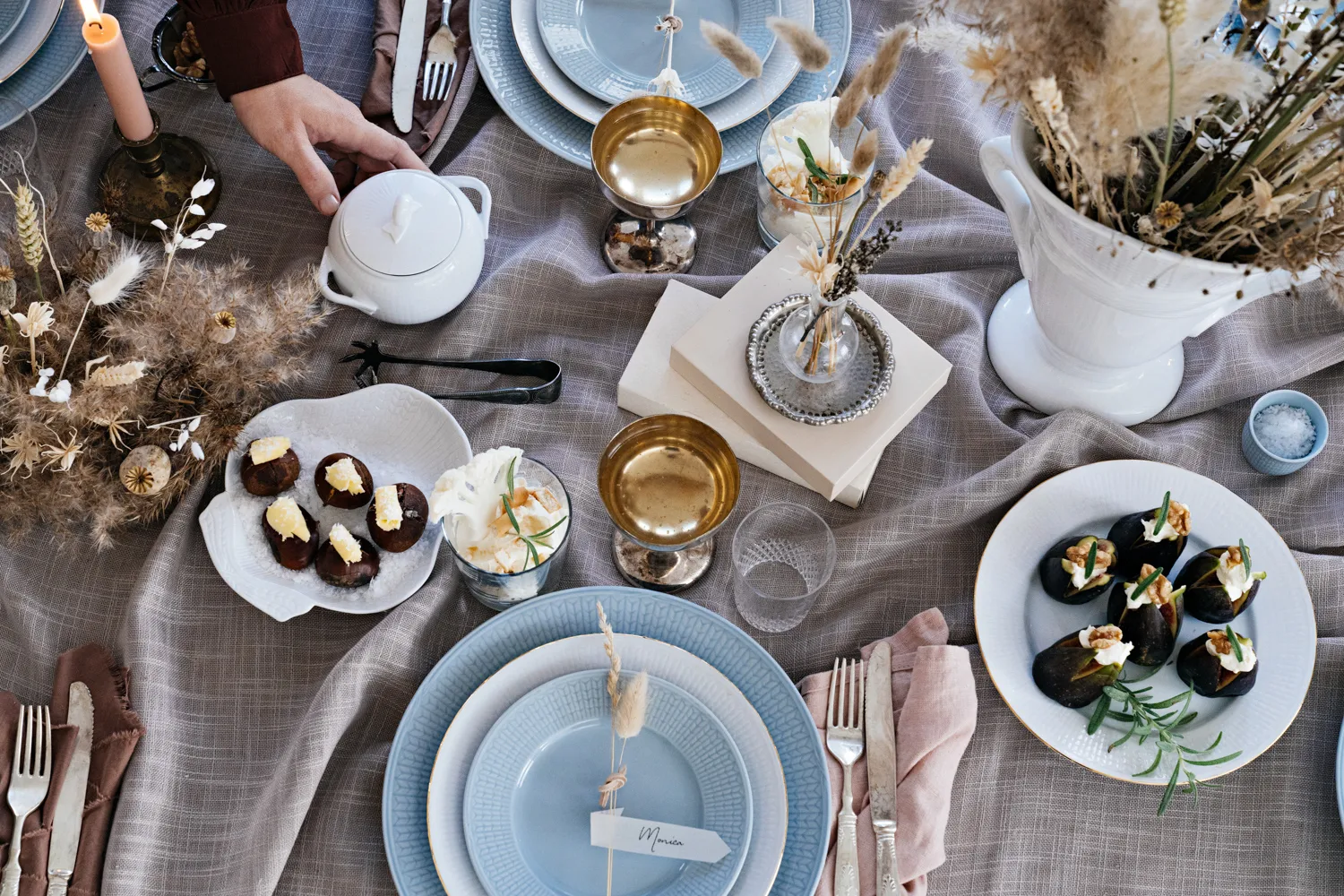 Talerz Swedish Grace Ø17 cm, ice (błękitny) Rörstrand