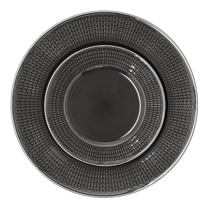 Talerz Swedish Grace Ø21 cm, Stone (ciemny szary) Rörstrand
