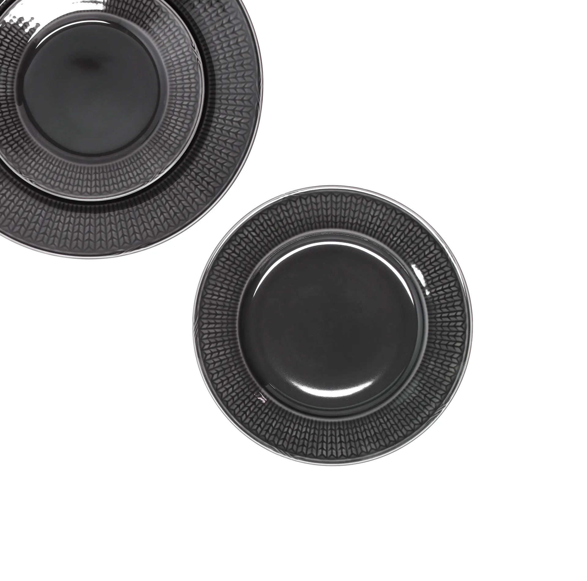 Talerz Swedish Grace Ø21 cm, Stone (ciemny szary) Rörstrand