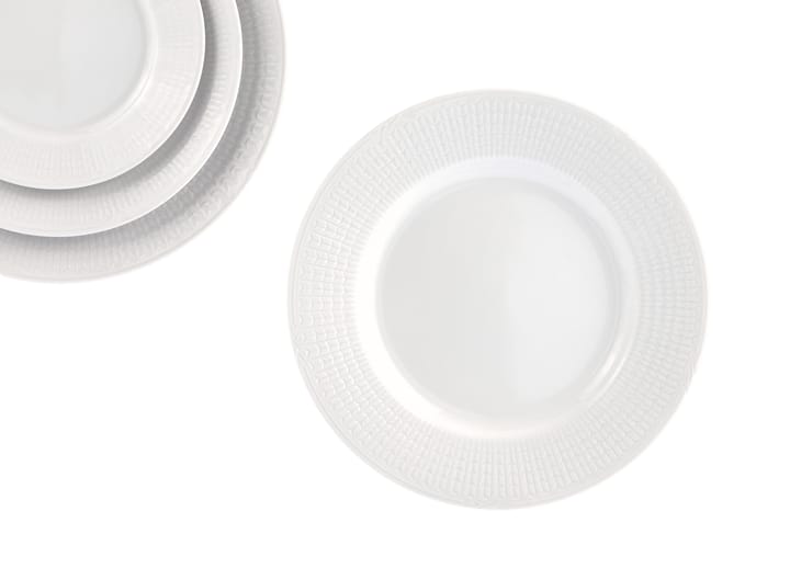 Talerz Swedish Grace Ø24 cm, Śnieg (biały) Rörstrand
