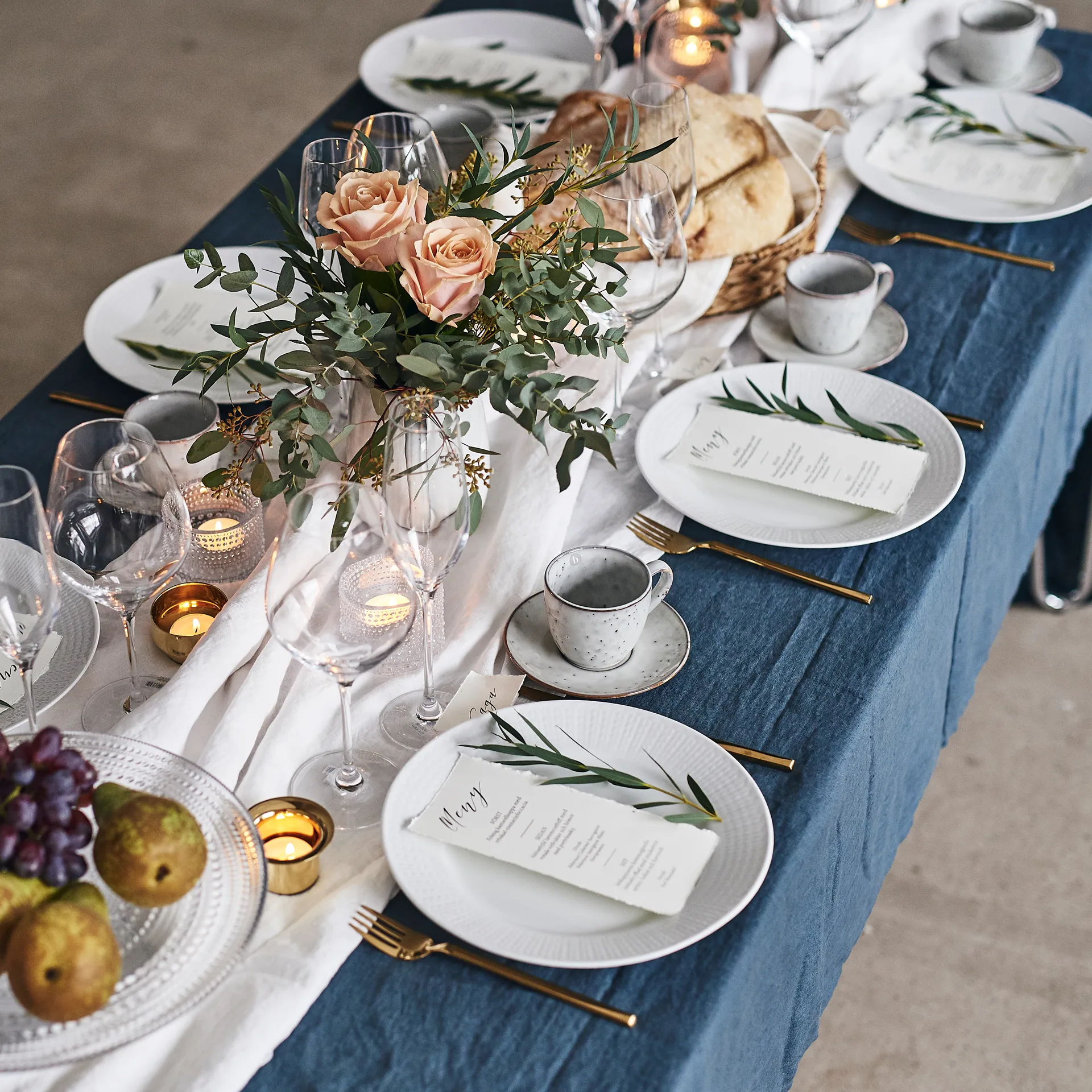 Talerz Swedish Grace Ø27 cm, Snow (biały) Rörstrand