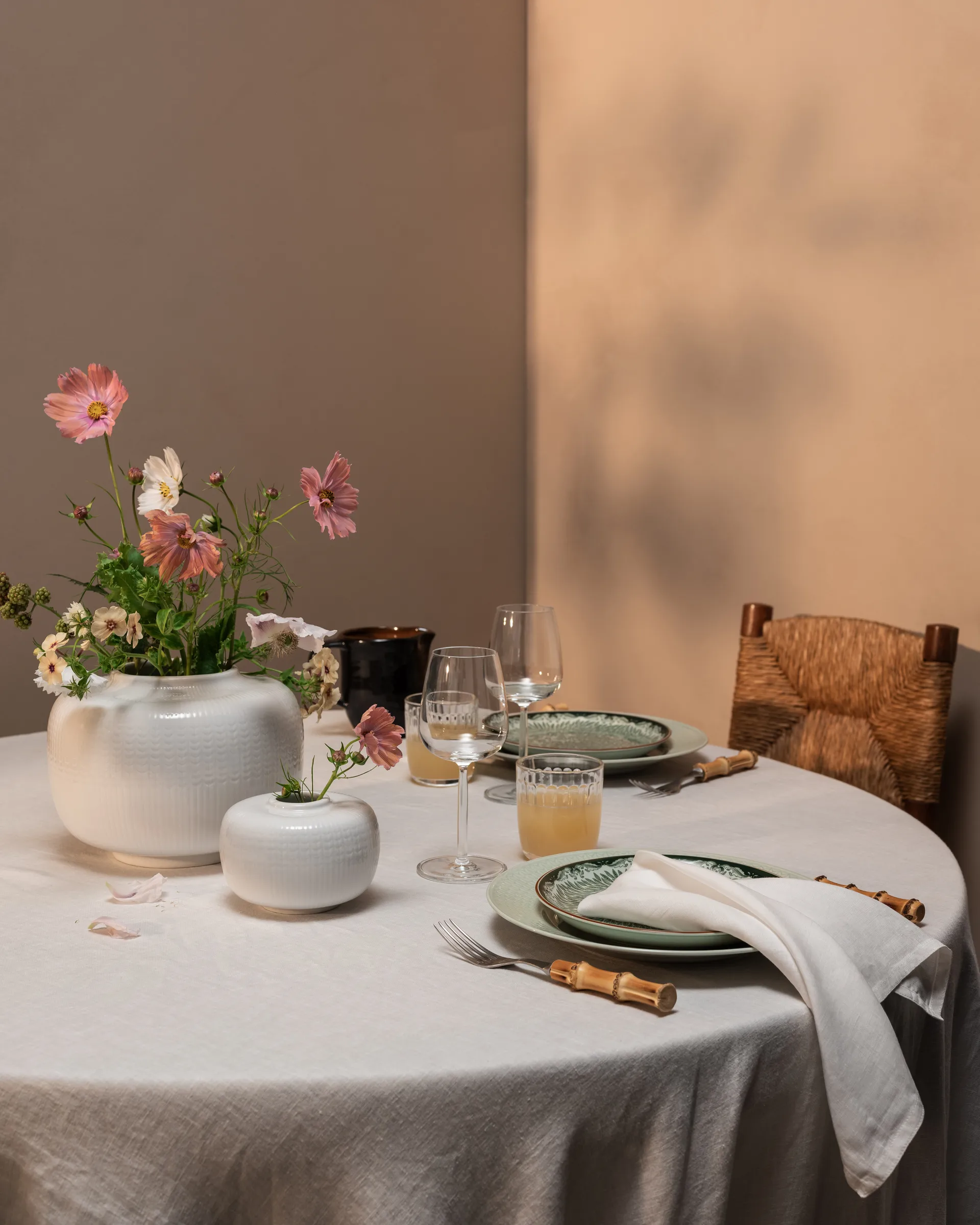 Wazon Swedish Grace 9 cm, Snow (biały) Rörstrand