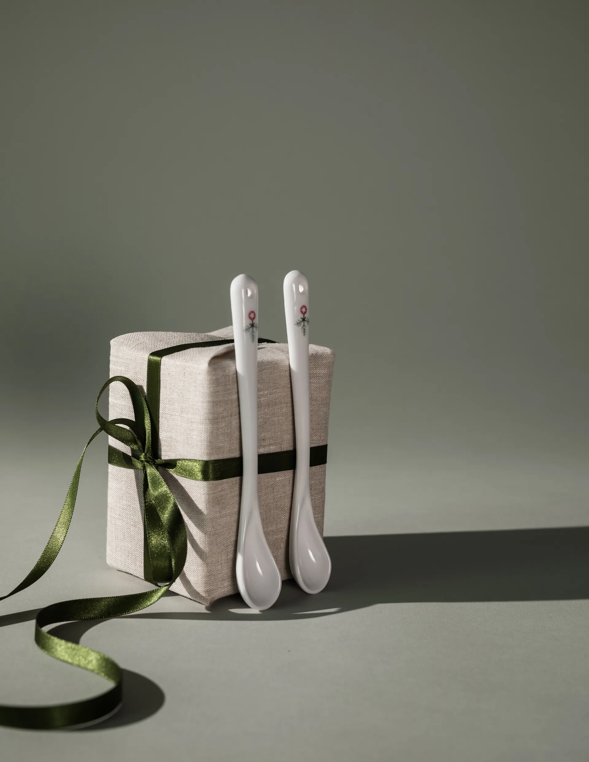 Łyżka Swedish Grace Winter 2 szt., Biały Rörstrand