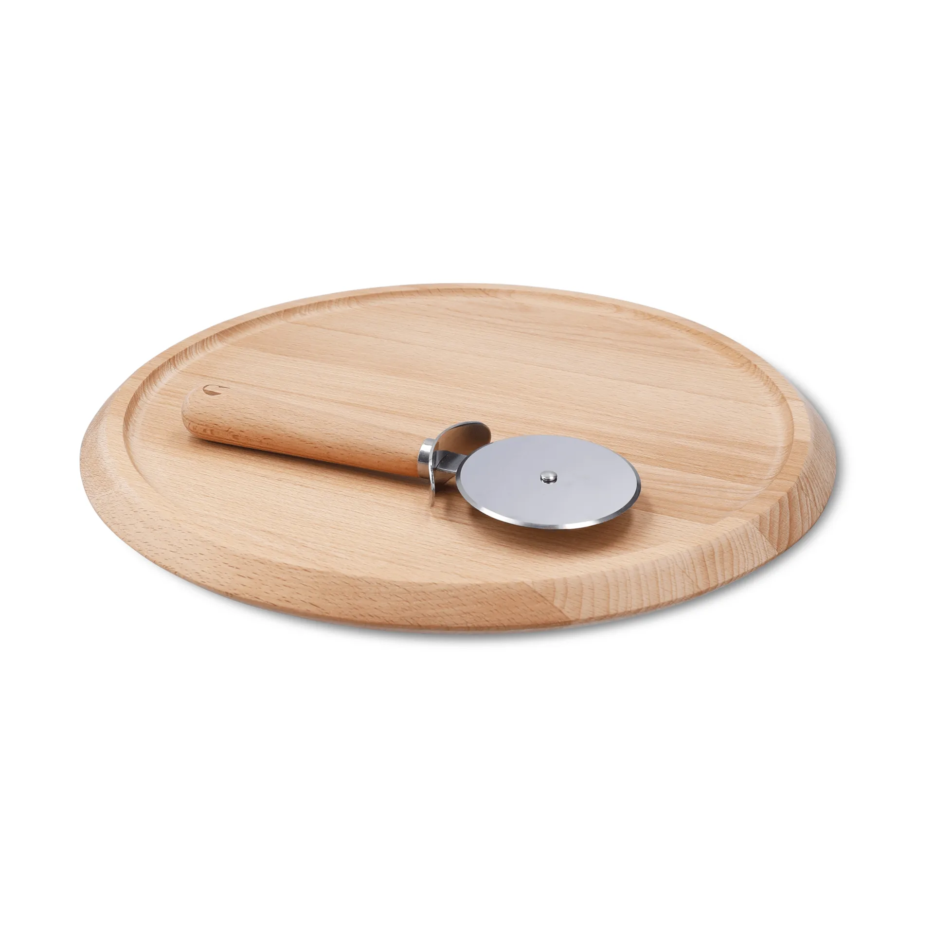 Deska do pizzy i nóż do pizzy Grand Cru, Bukowa, Ø35 cm Rosendahl