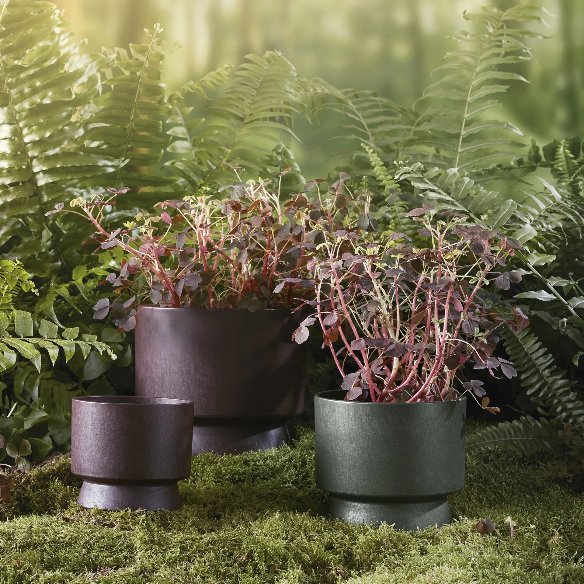 Doniczka Ro Ø12 cm, Bordeaux Rosendahl