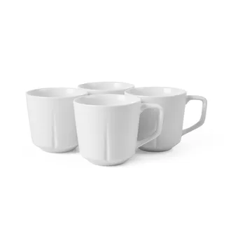 Grand Cru essentials kubek 300 ml, zestaw 4 szt. - Biały - Rosendahl