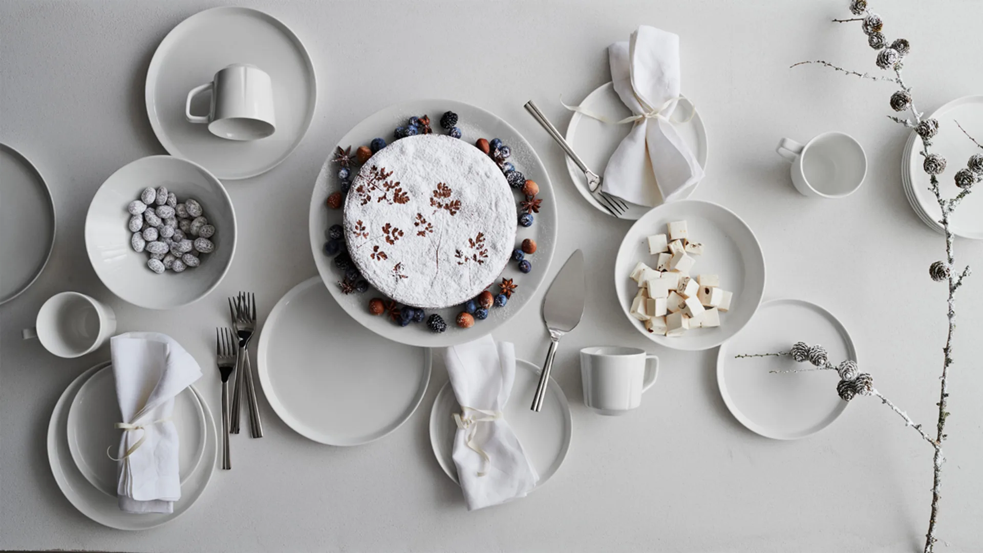 Grand Cru essentials talerz obiadowy Ø25 cm 4 szt, Biały Rosendahl