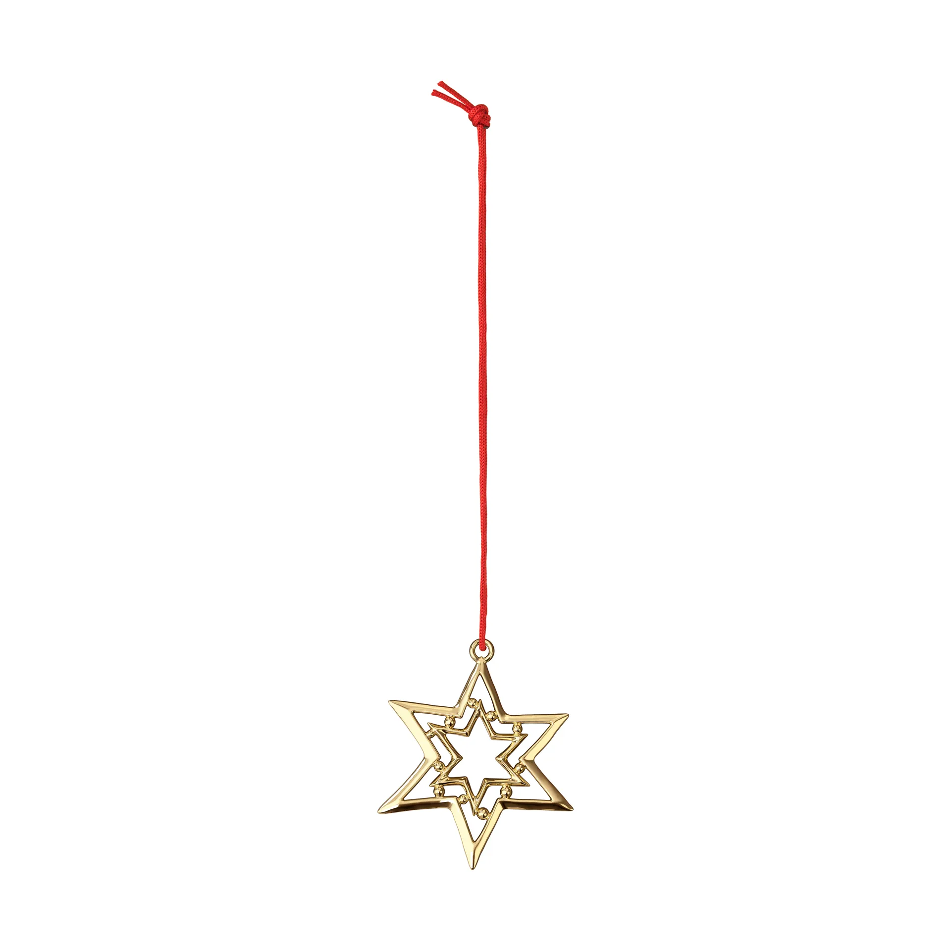 Karen Blixen Świąteczna zawieszka – gwiazda 8 cm, Pozłacany Rosendahl