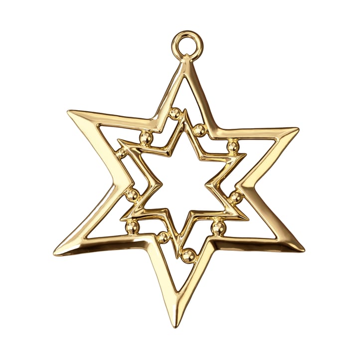 Karen Blixen Świąteczna zawieszka – gwiazda 8 cm, Pozłacany Rosendahl