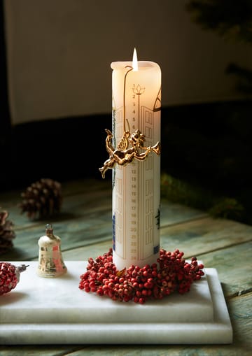 Karen Blixen zawieszka świąteczna aniołek trąbka 6,5 ​​cm - Pozłacany - Rosendahl
