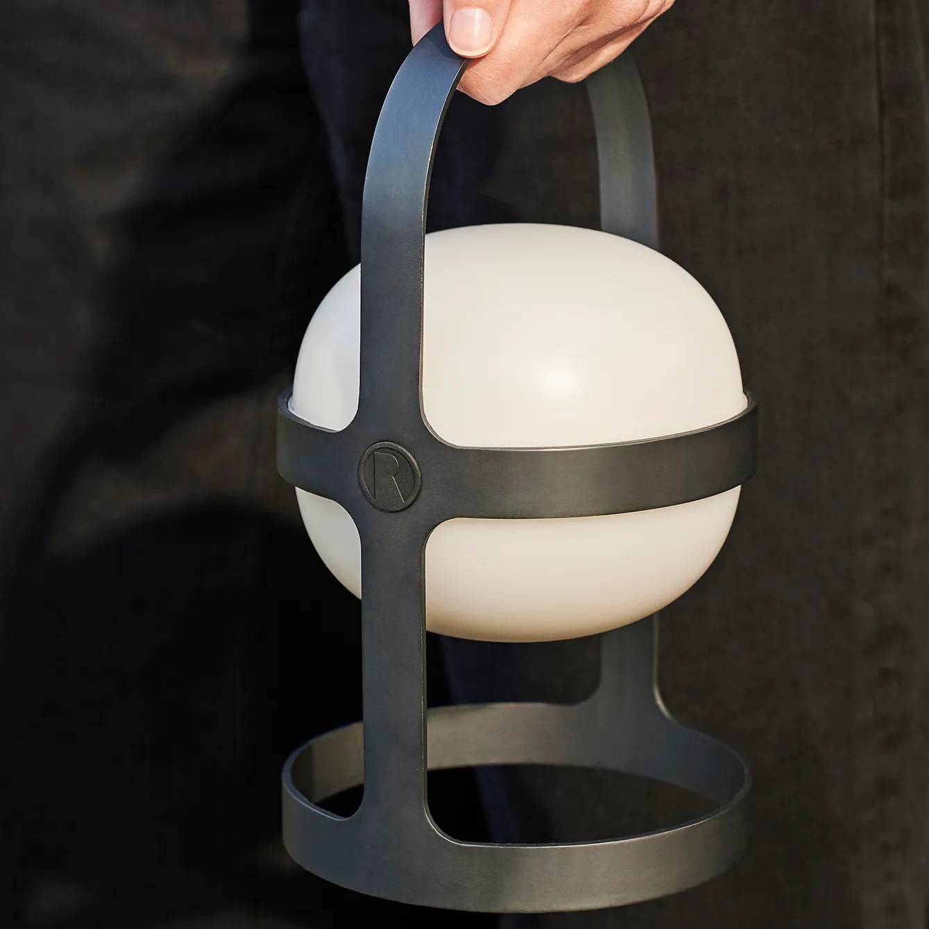 Lampa solarna Soft Spot czarna, 25 cm Rosendahl