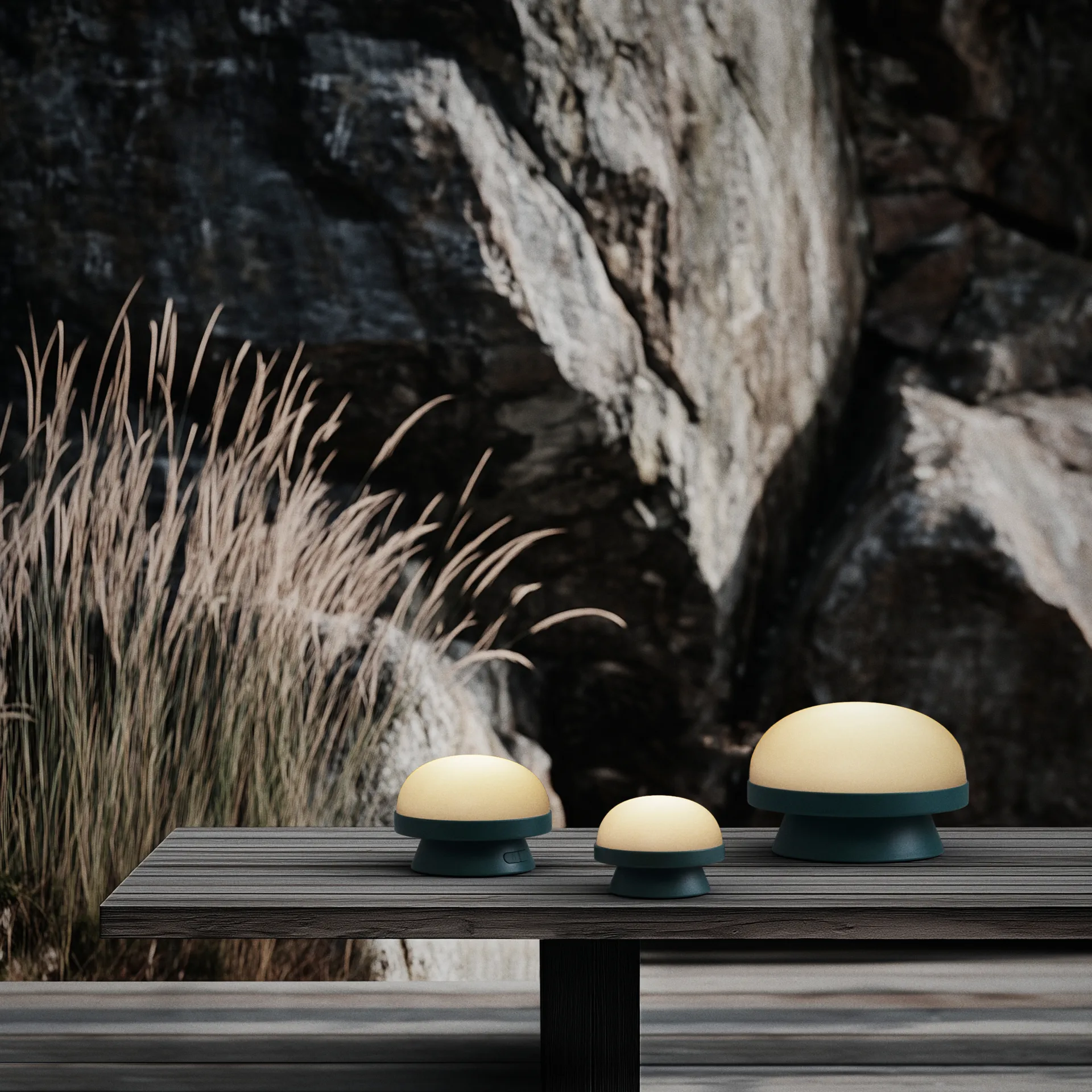 Lampa solarna Soft Spot Dots Ø11,5 cm, Forest green Rosendahl