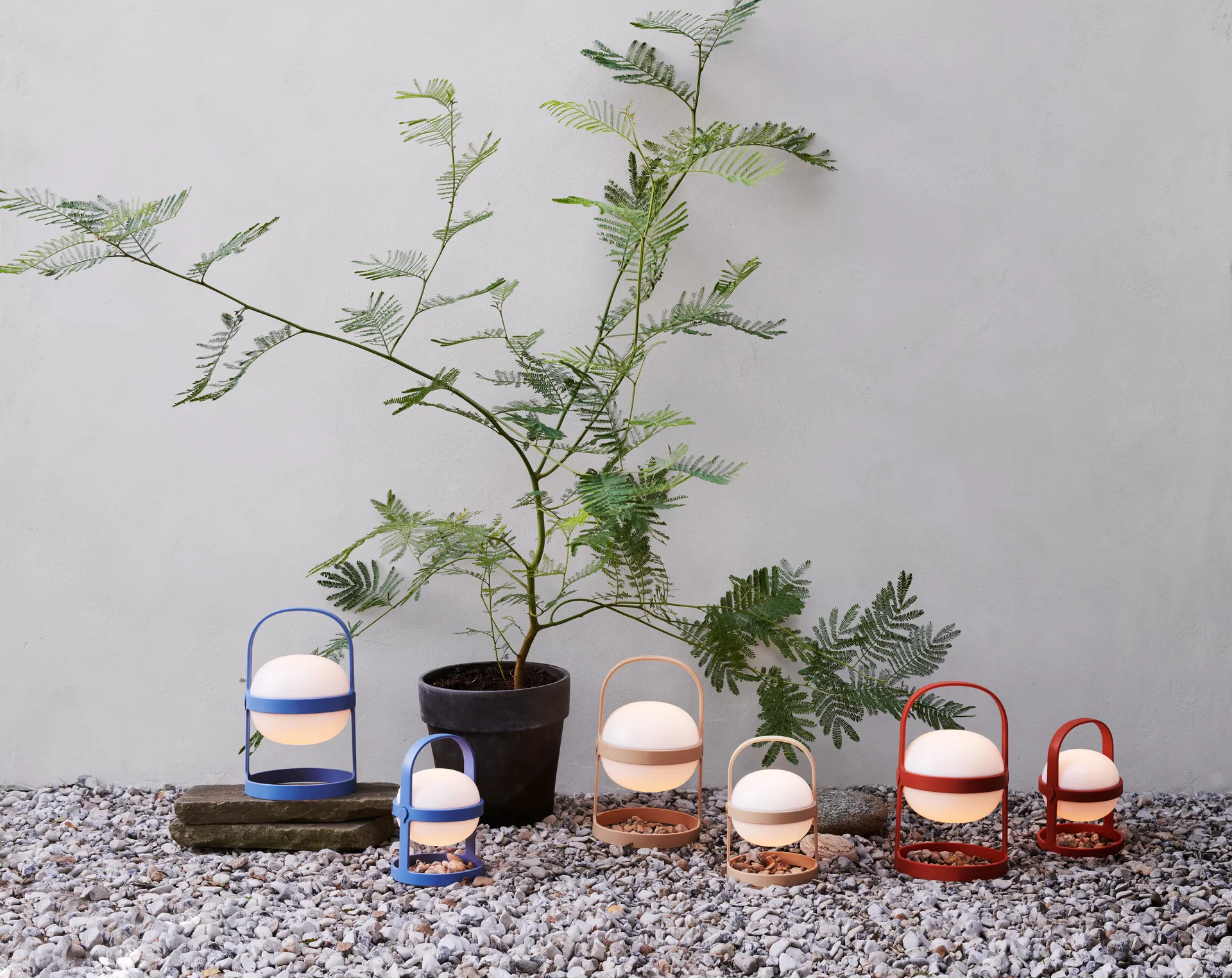 Lampa solarna Soft Spot sky blue, 25 cm Rosendahl