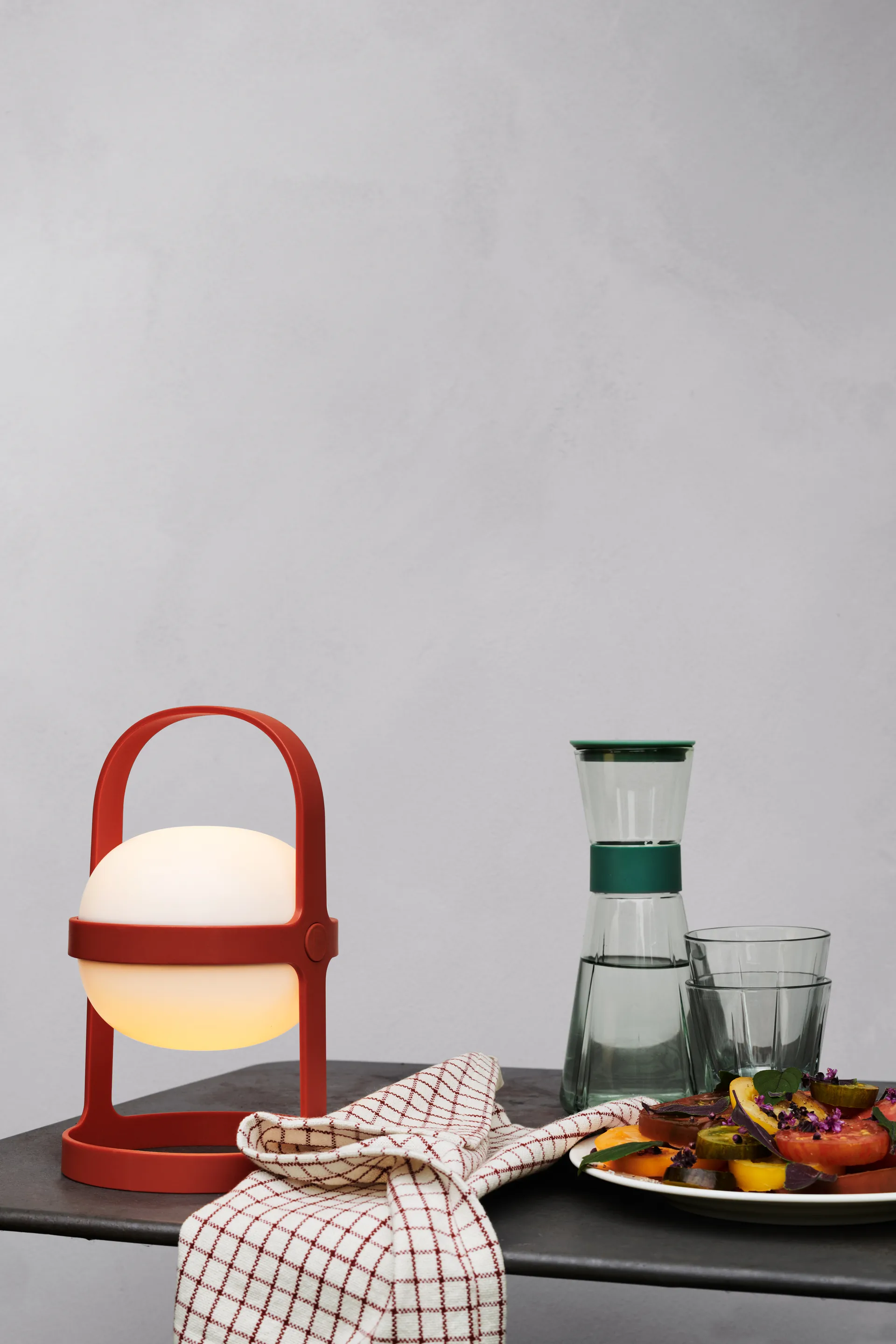 Lampa solarna Soft Spot terracotta, 25 cm Rosendahl