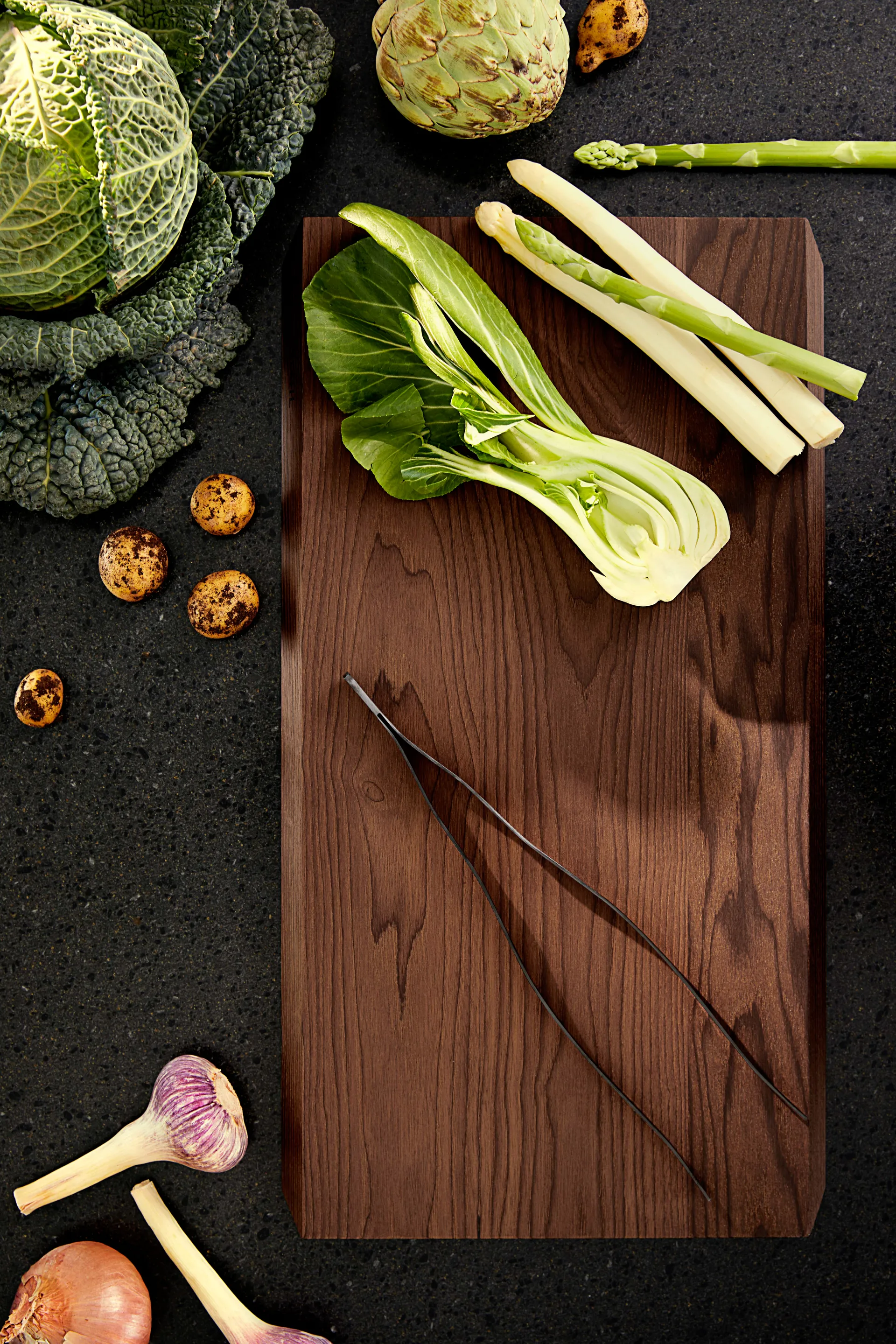 Pęseta kucharska Rå, Stal Rosendahl