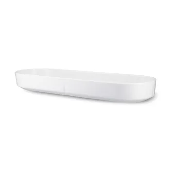 Półmisek serwisowy owalny Grand Cru - Biały, 12x34 cm - Rosendahl