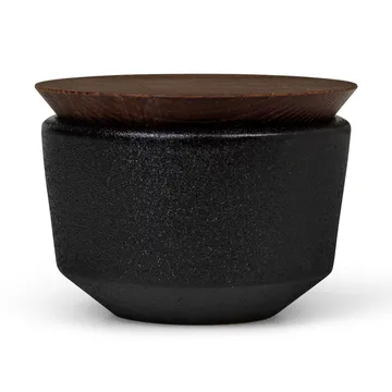 Surowe solniczka z pokrywką 150 ml - Czarny - Rosendahl