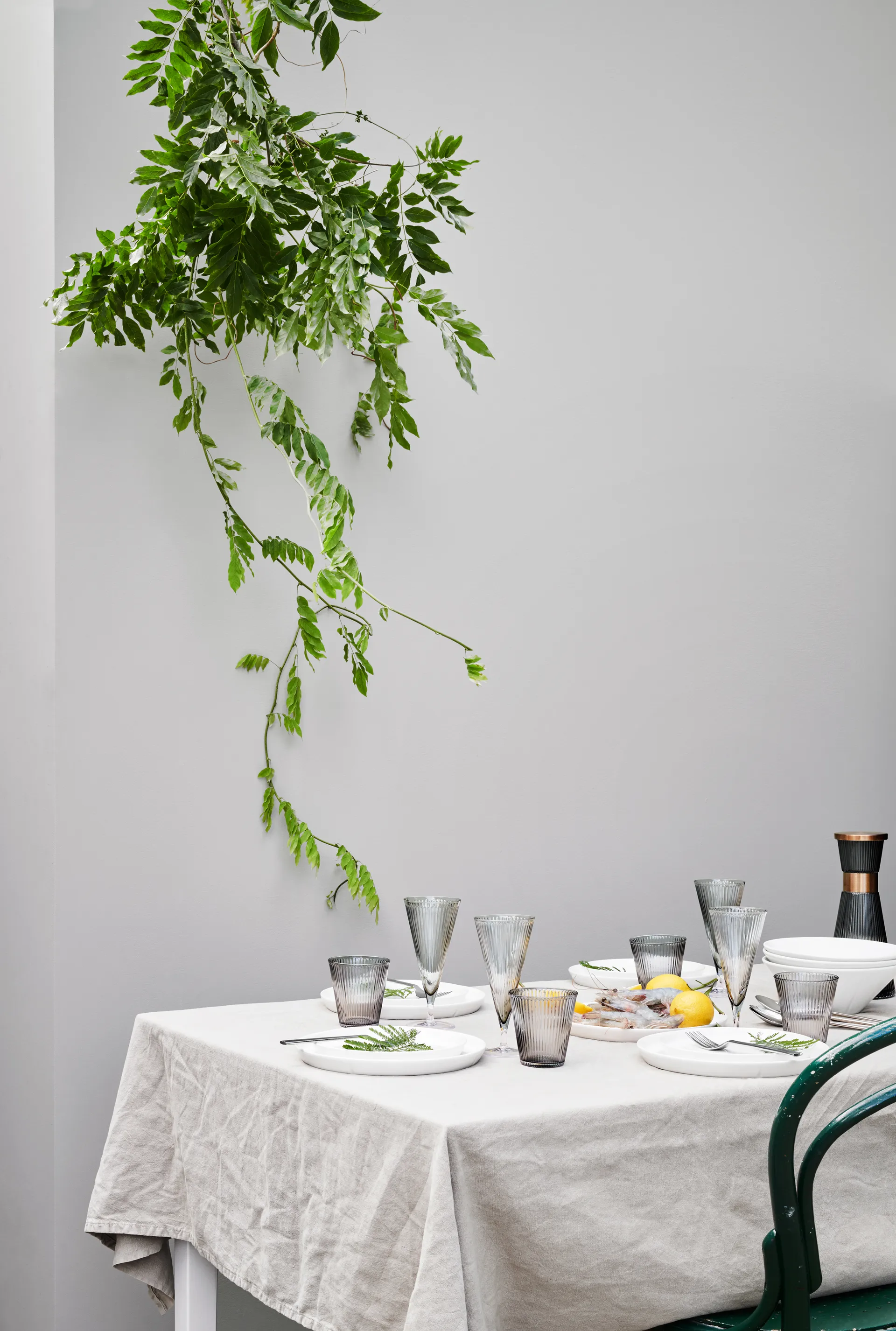 Wieczko do karafki na wodę Grand Cru Nouveau, Patynowana stal Rosendahl