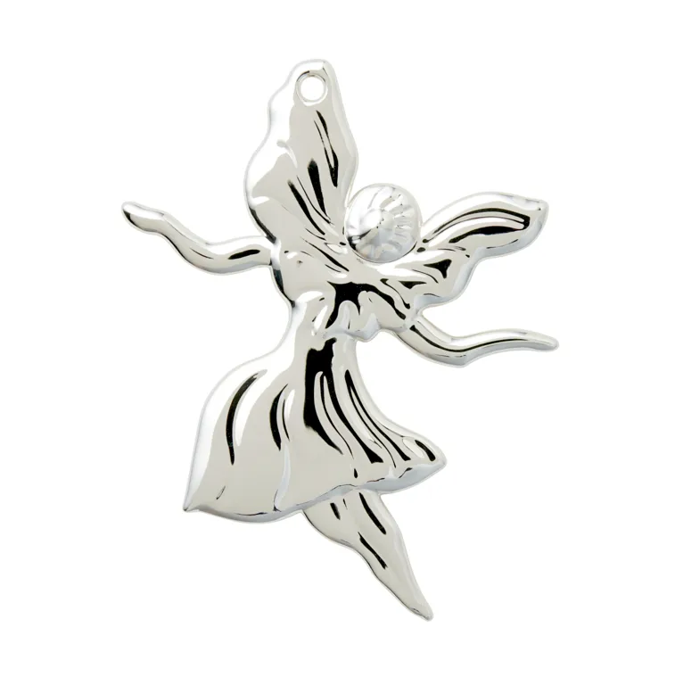 Zawieszka świąteczna Dancing Angel 7 cm, Posrebrzana Rosendahl