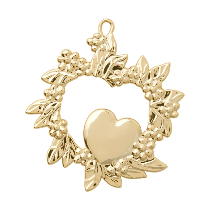 Zawieszka świąteczna Wild Heart 8 cm, Pozłacana Rosendahl