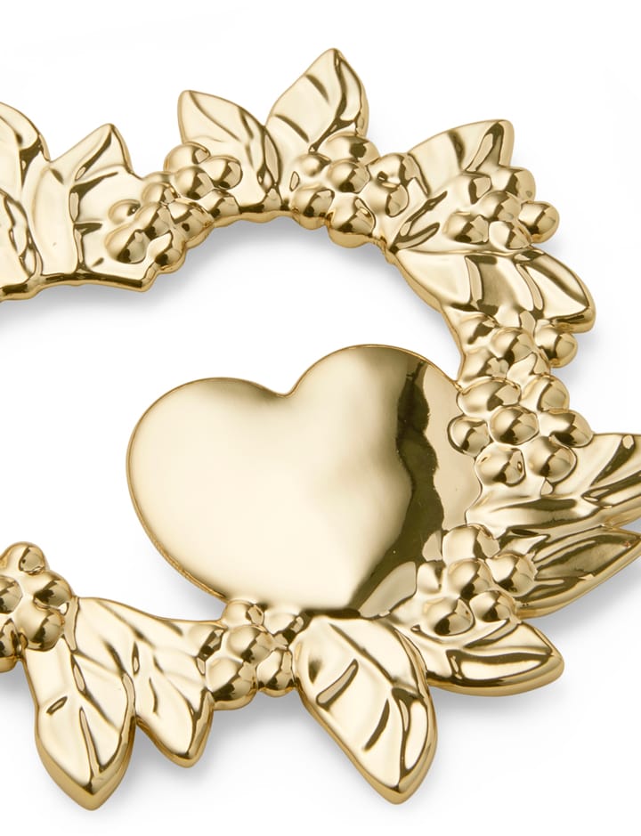 Zawieszka świąteczna Wild Heart 8 cm, Pozłacana Rosendahl