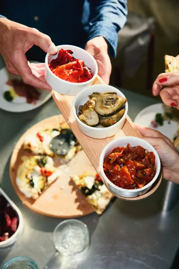 Zestaw do tapas Grand Cru - Biały, 4-częściowy - Rosendahl