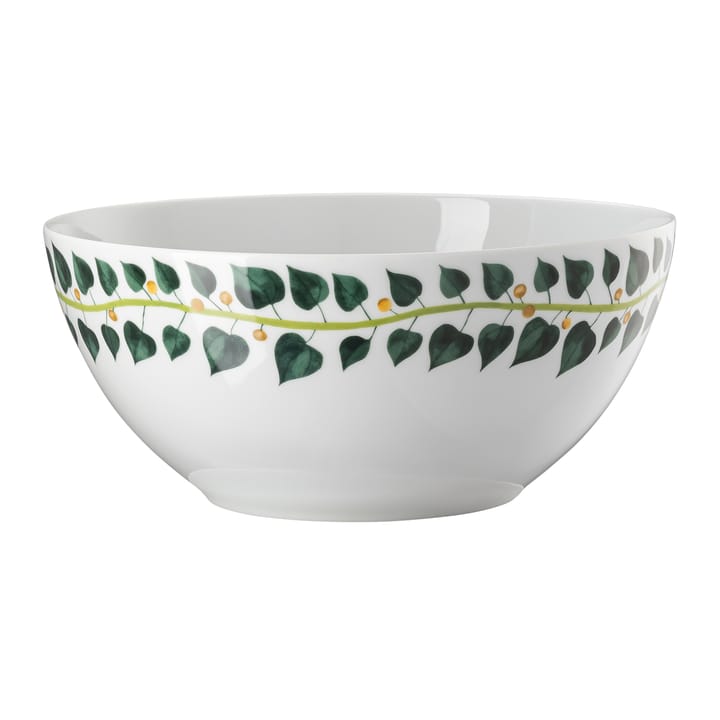 Magic Garden Foliage miska 28 cm - Biało-zielony - Rosenthal