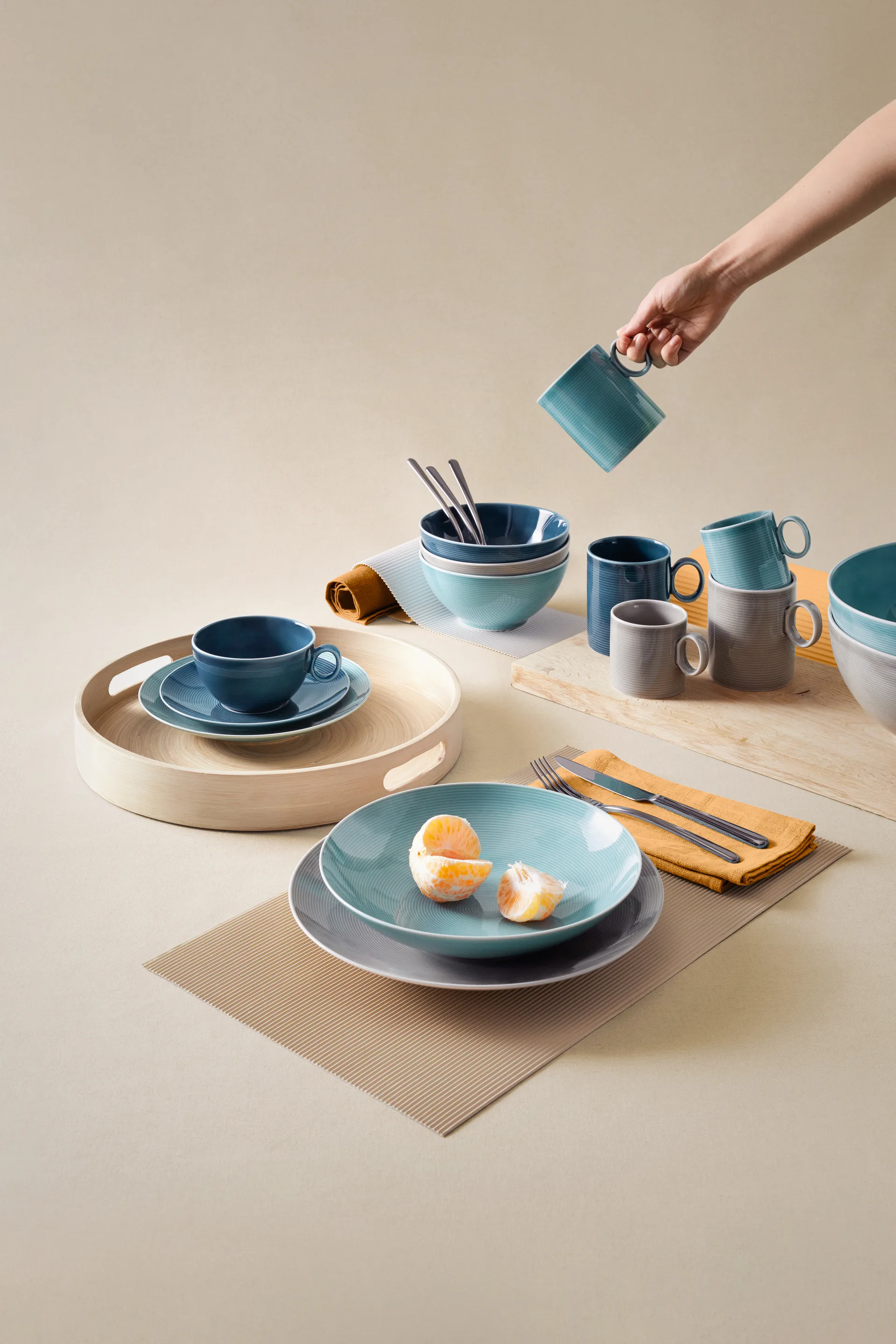 Miska Loft okrągła night blue, 0,8 litra Rosenthal