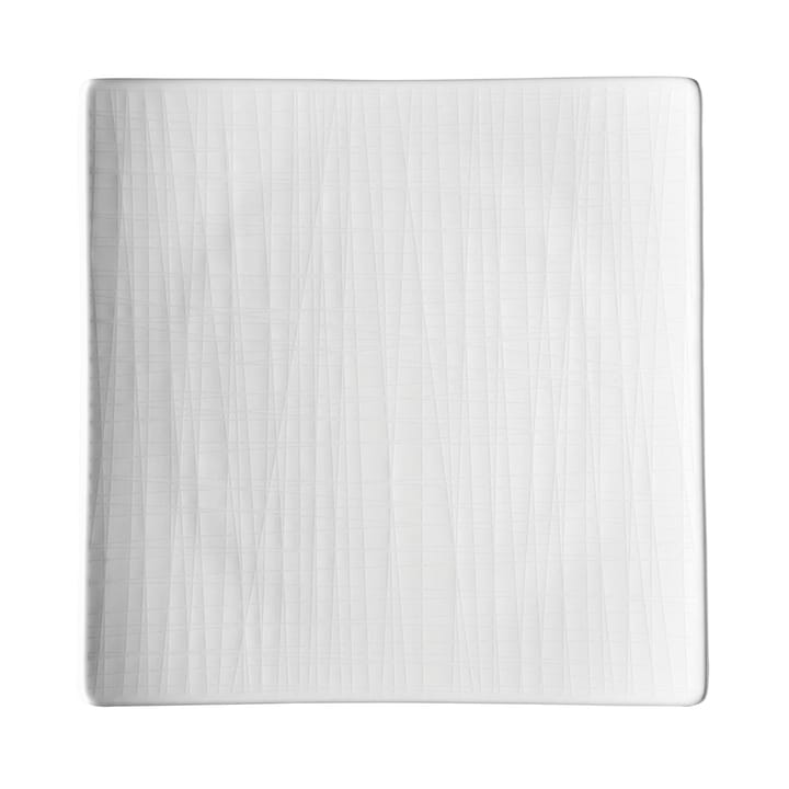 Talerz kwadratowy Mesh 22 cm - biały - Rosenthal