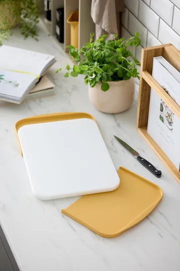 Deska do krojenia Separa z tackami - Curry, 39×26 cm - Rosti