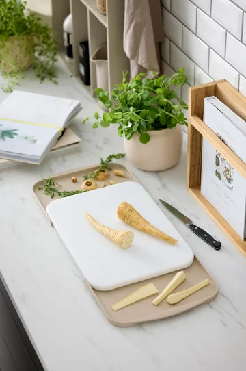 Deska do krojenia Separa z tackami - Humus, 39×26 cm - Rosti