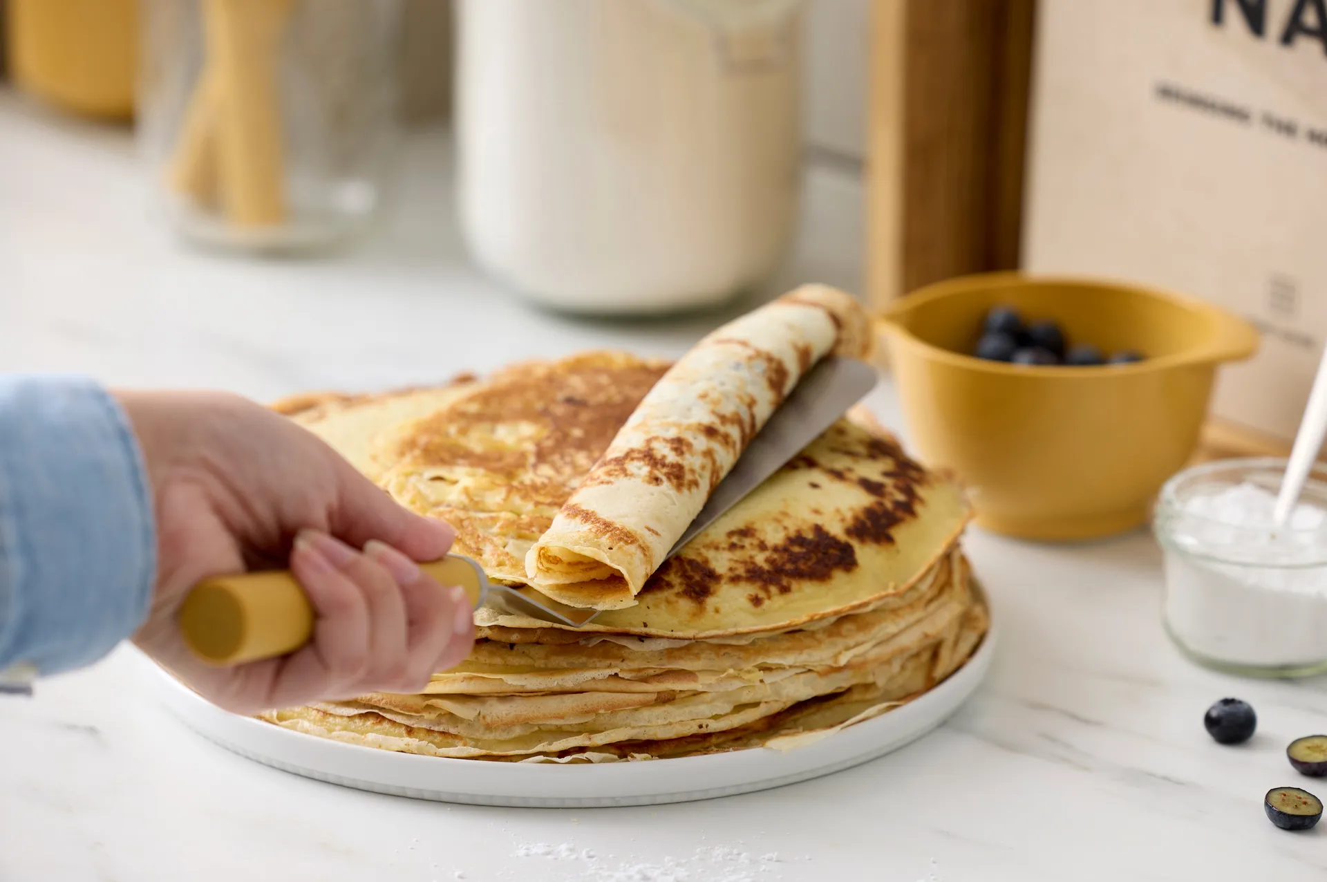 Emma nóż szpachlowy wąski stal 33 cm, Curry Rosti