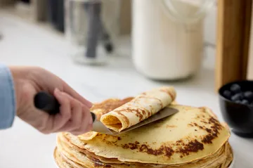 Emma nóż szpachlowy wąski stal 33 cm - Czarny - Rosti