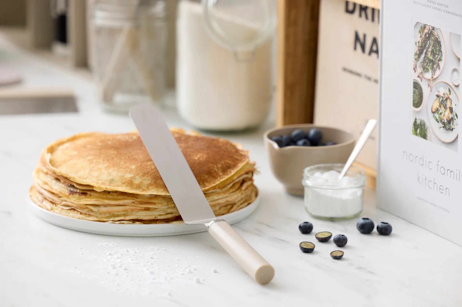 Emma nóż szpachlowy wąski stal 33 cm, Humus Rosti