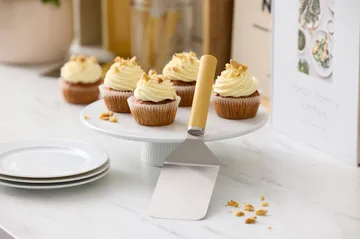 Emma szpatuła/paleta szeroka stal 26 cm - Curry - Rosti