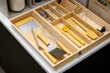 Emma szpatuła/paleta szeroka stal 26 cm - Curry - Rosti