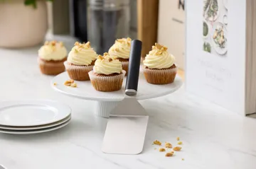 Emma szpatuła/paleta szeroka stal 26 cm - Czarny - Rosti