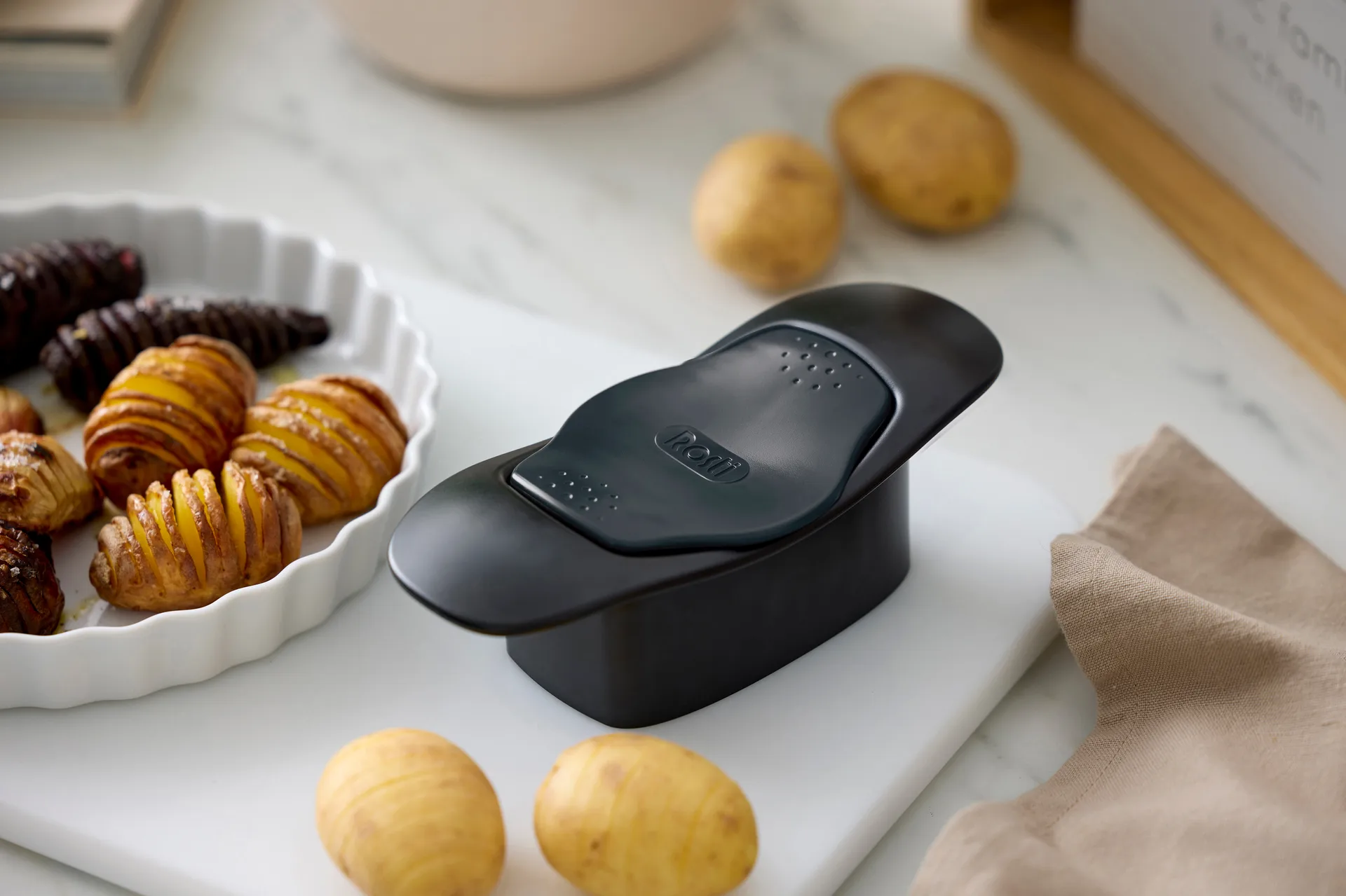 Klasyczna krajalnica do ziemniaków hasselback, Czarny Rosti