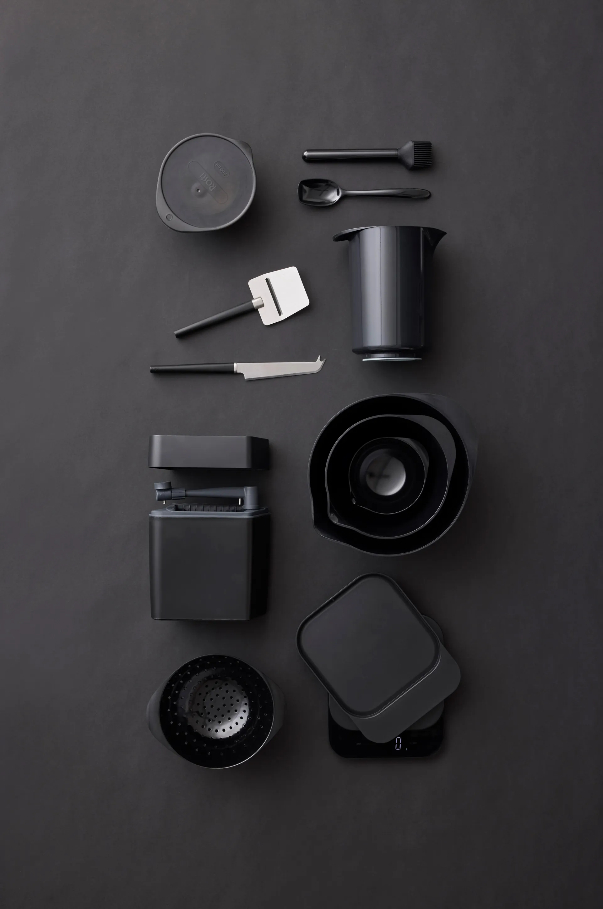 Margrethe durszlak do miski 1,5 l, Black Rosti