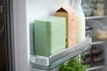 Pudełko na ser Classic z nożykiem do sera 16,5x10x19 cm - Misty green - Rosti