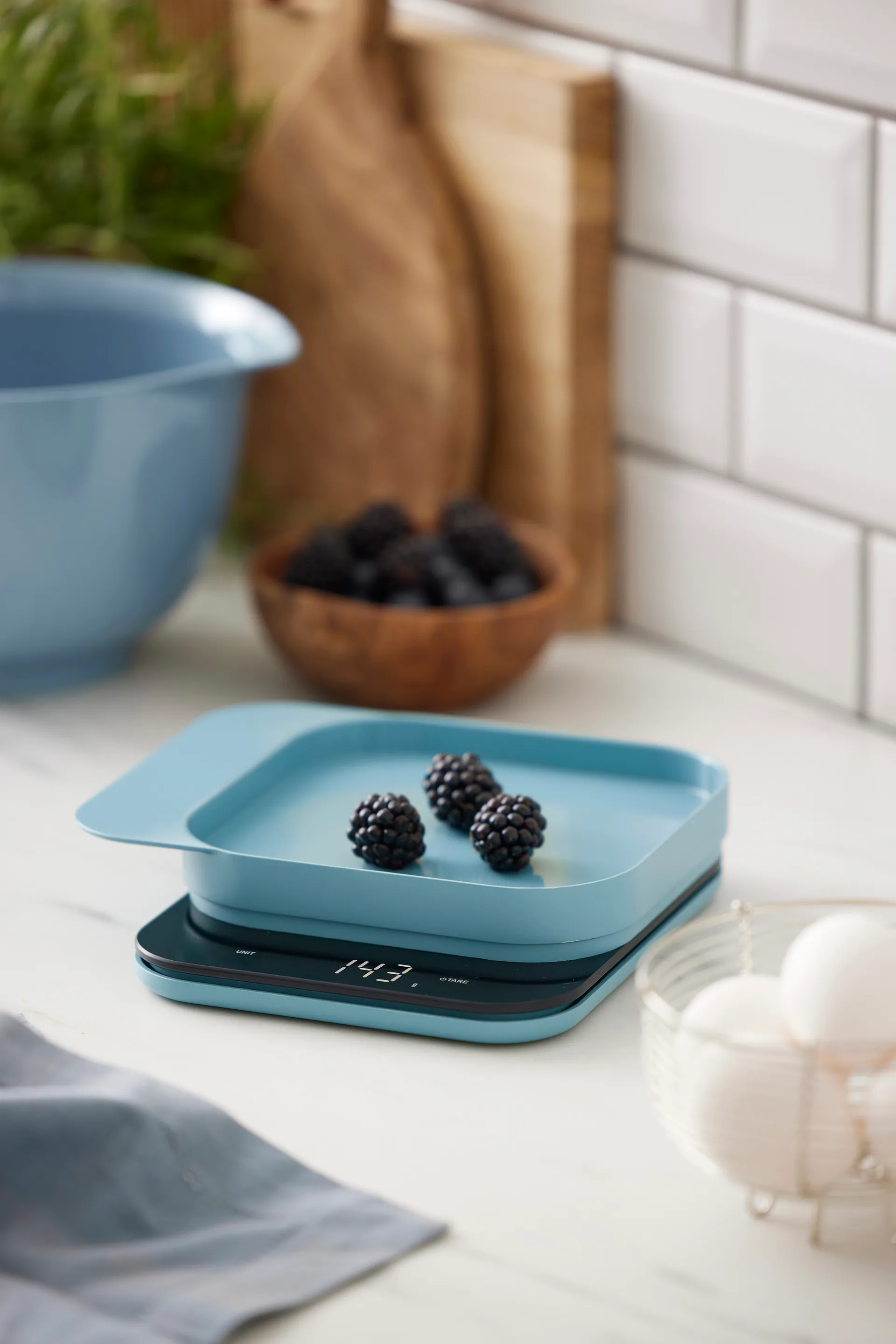 Waga kuchenna Mensura, Dusty blue Rosti