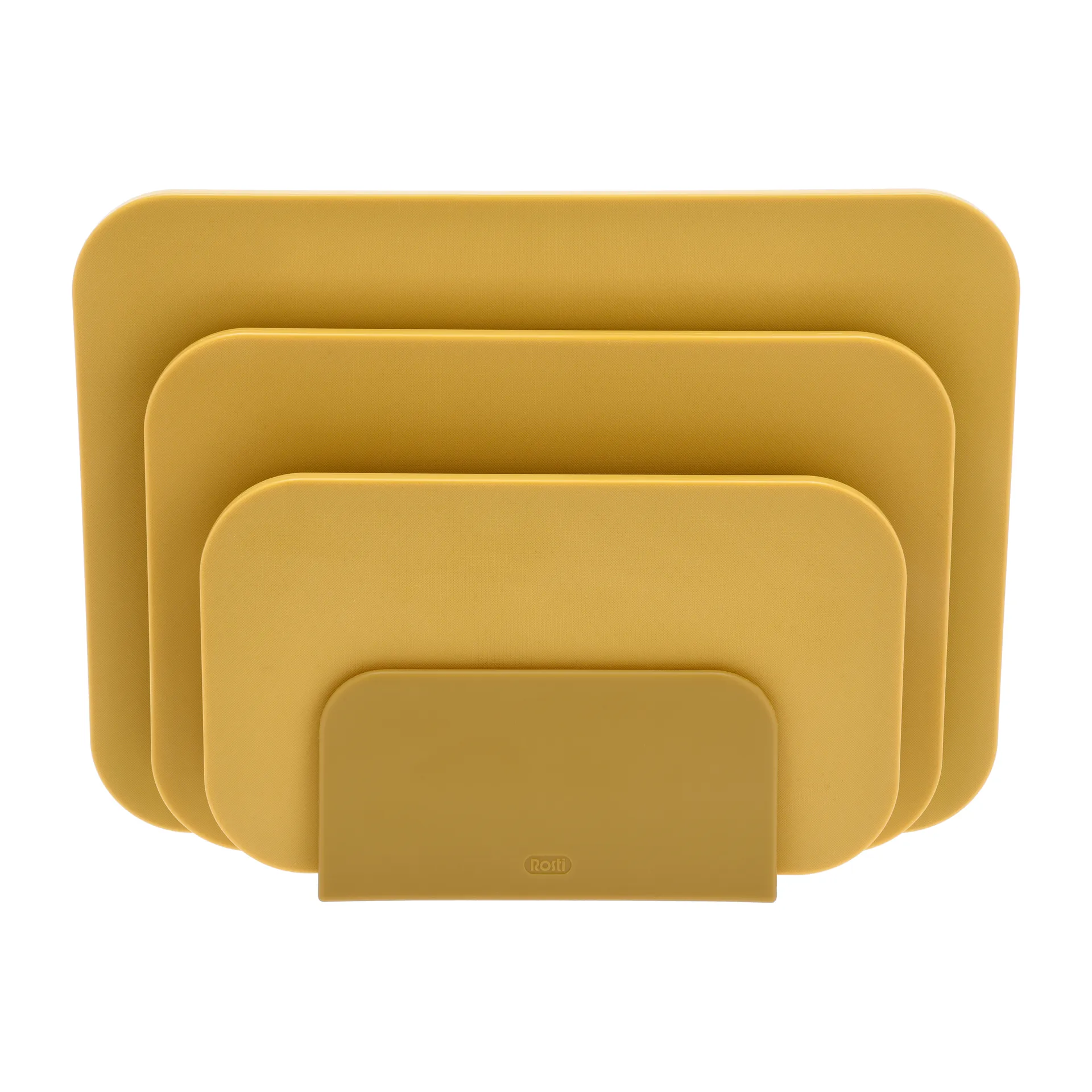 Zestaw desek do krojenia Choptima 3 szt. ze stojakiem, Curry Rosti