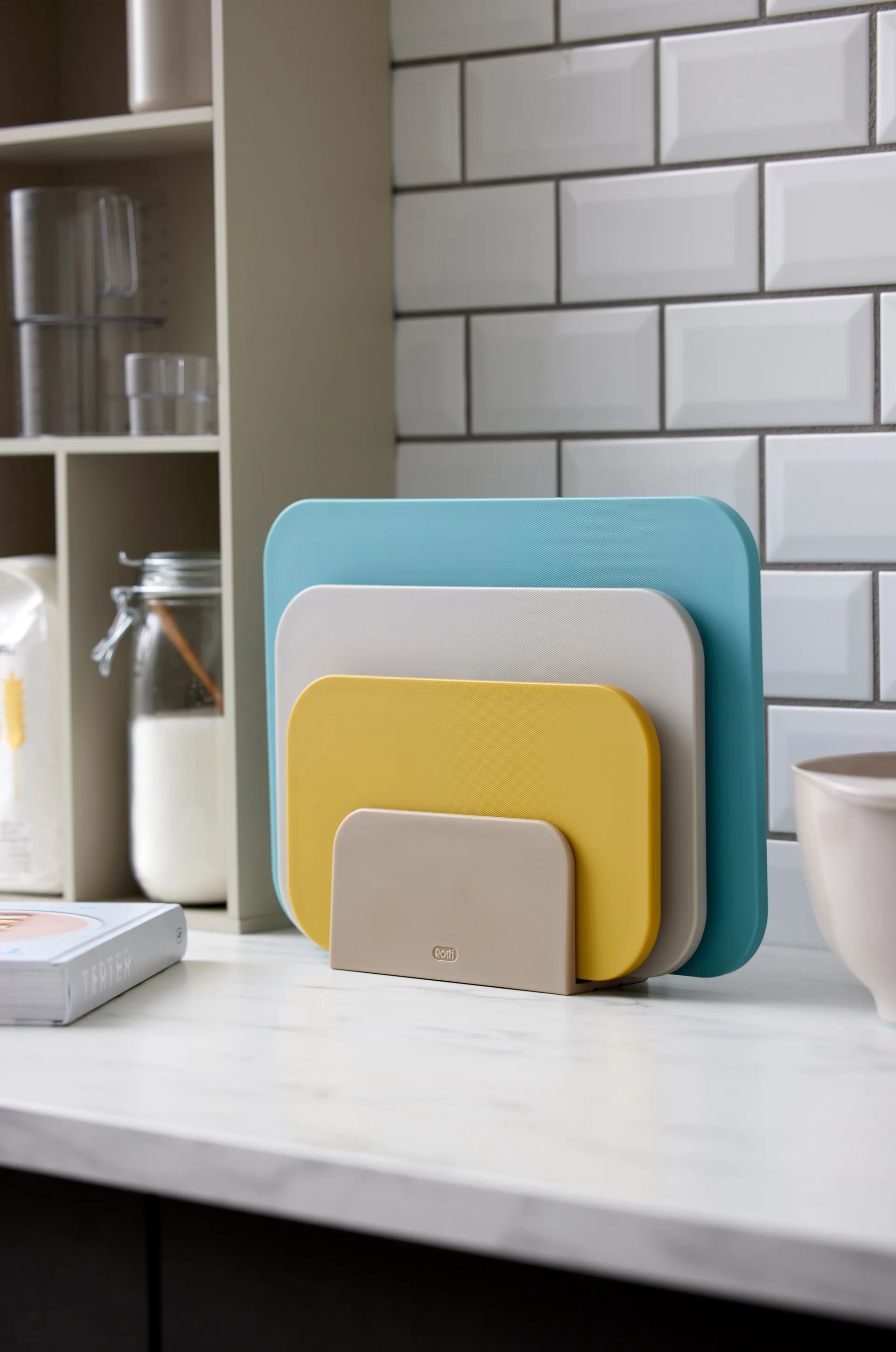 Zestaw desek do krojenia Choptima 3 szt. ze stojakiem, Ocean Rosti