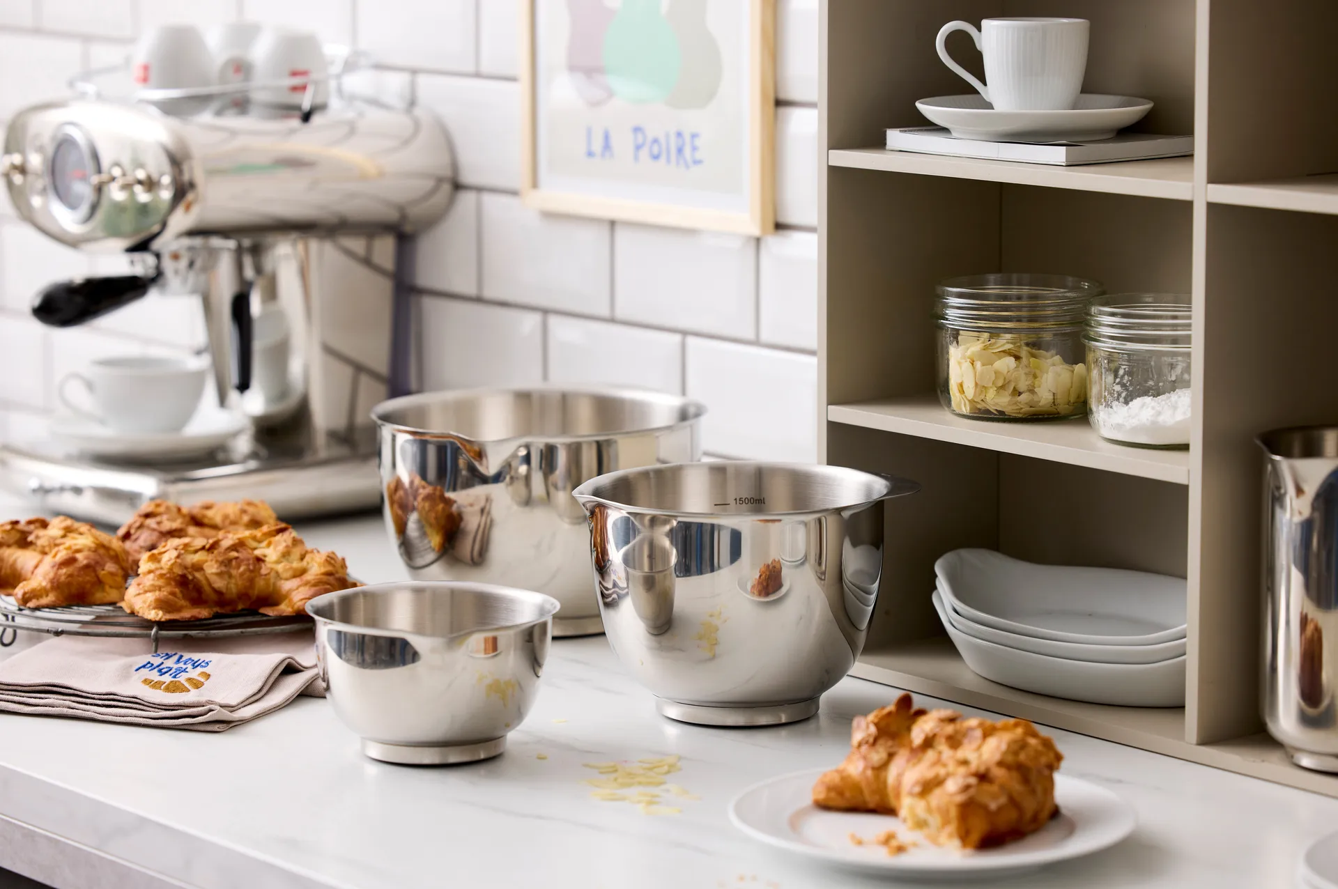 Zestaw misek Margrethe 3 części, Stal nierdzewna Rosti