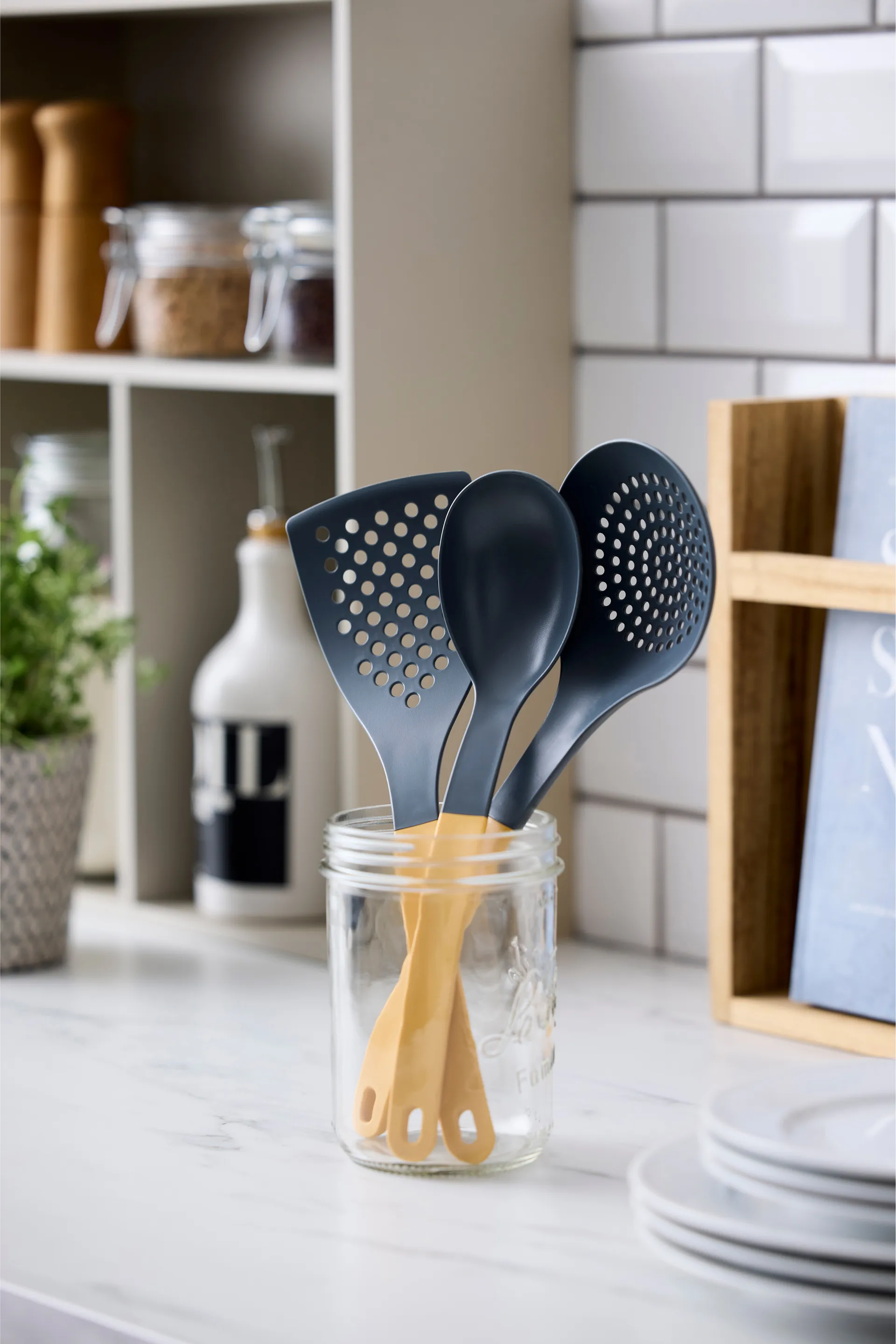 Zestaw przyborów kuchennych Optima 2, 3 części, Curry nylon Rosti