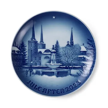 Bing & Grøndahl Collectibles talerz świąteczny 2023 - Christmas in Roskilde Ø18 cm - Royal Copenhagen